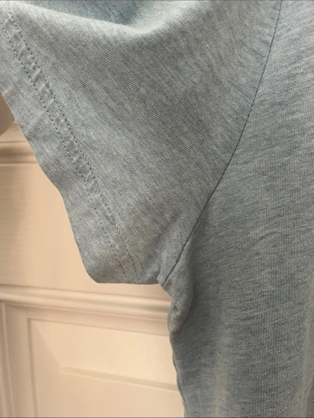 EUC Banana Republic Pale Blue Short-Sleeve Henley Tee